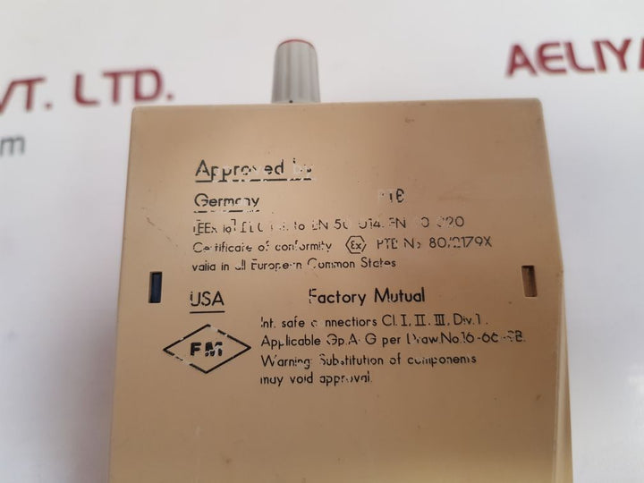 Pepperl+fuchs we77/ex-ut switching amplifier 07256