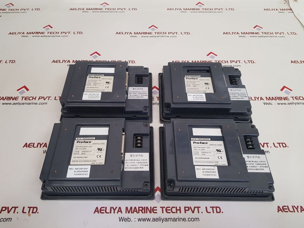 Pro-face digital gp37w2-bg41-24v graphic panel 2880052-01