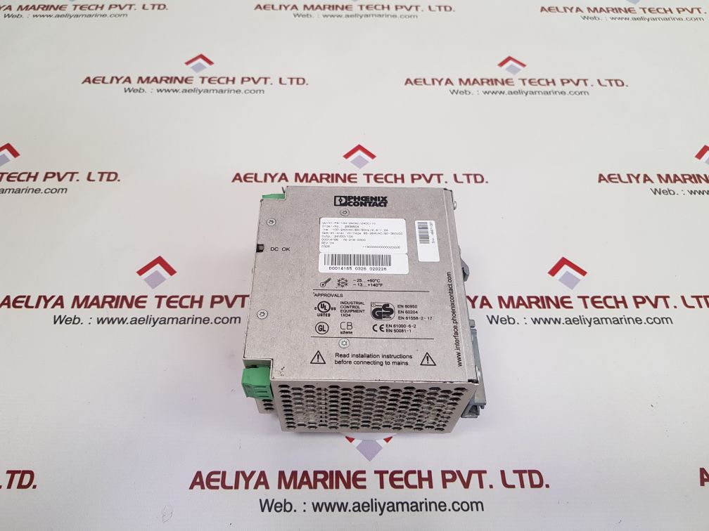 Phoenix contact quint-ps-100-240ac/24dc/10 power supply rev 04