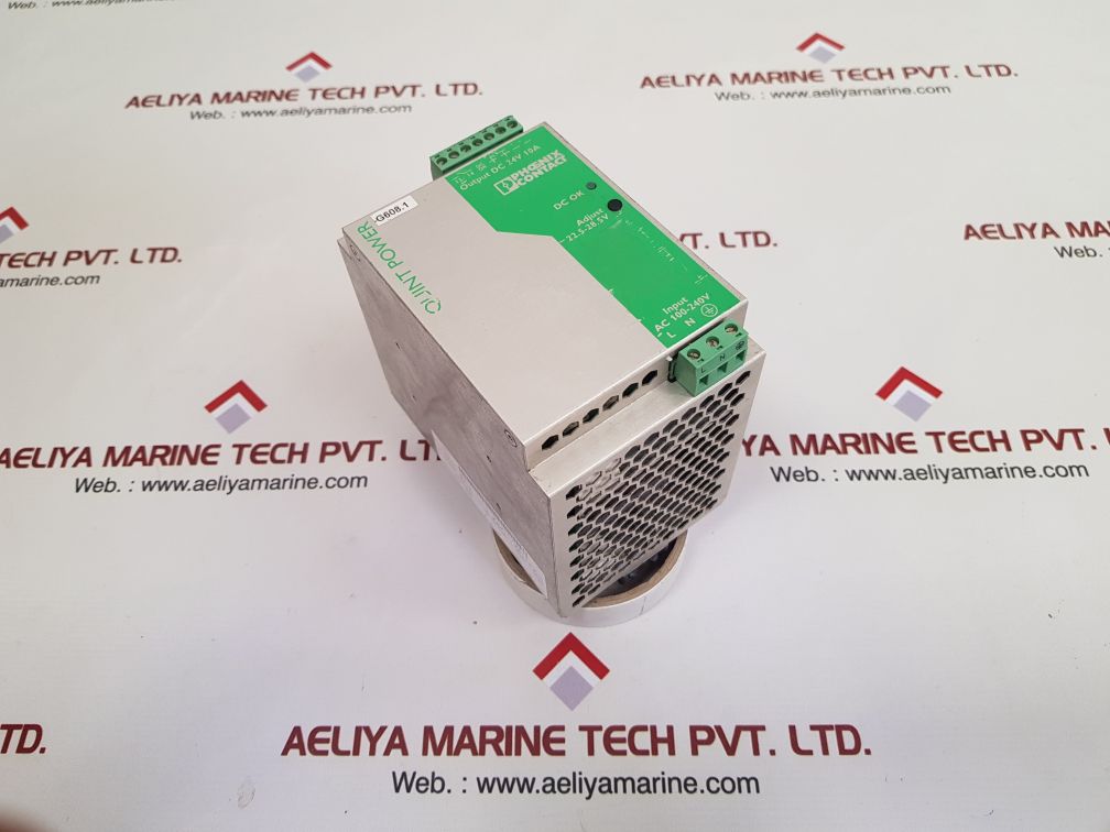 Phoenix contact quint-ps-100-240ac/24dc/10 power supply rev 04