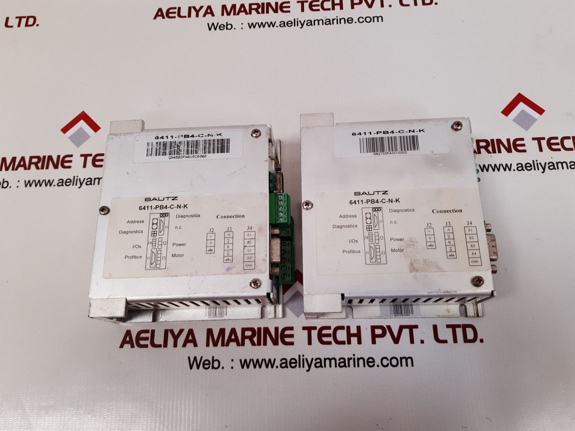 Bautz 6411-pb4-c-n-k servodrive profibus stepper motor controller