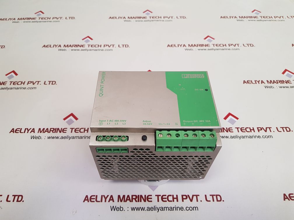 Phoenix contact quint-ps-3x400-500ac/48dc/10 power supply 