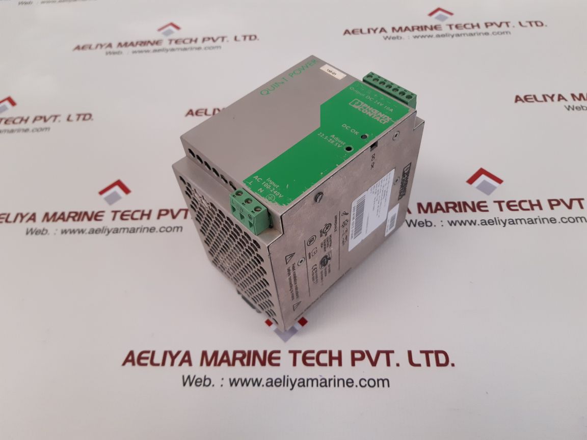 Phoenix contact quint power quint-ps-100-240ac/24dc/10 power supply