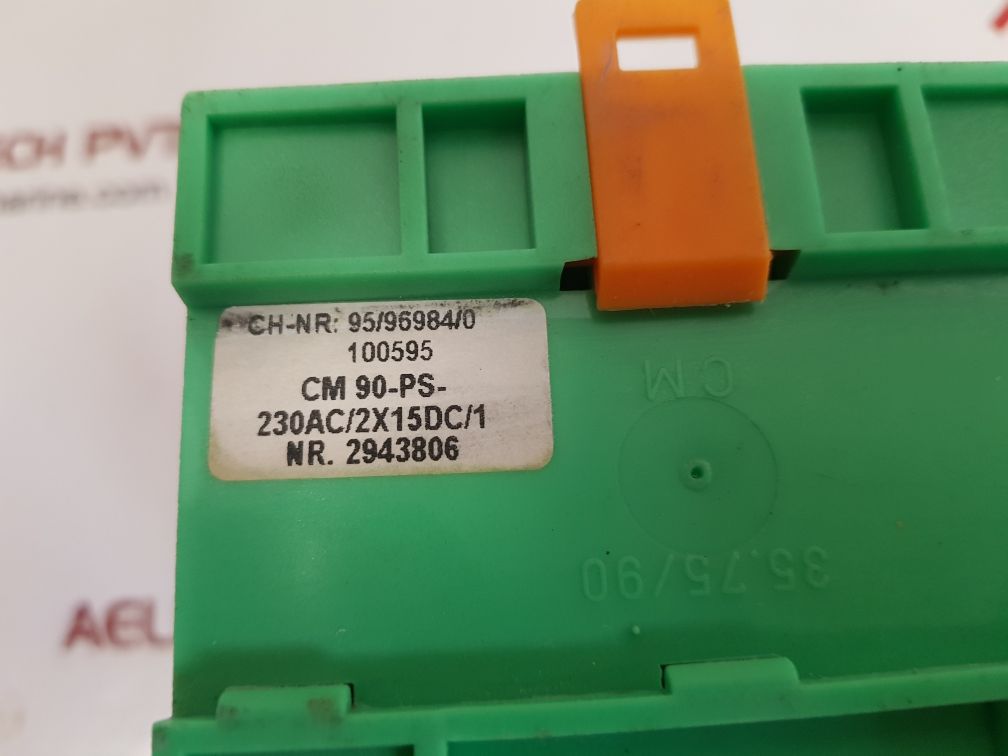 Phoenix contact cm 90-ps-230ac/2x15dc/1 power supply 29 43 80 6