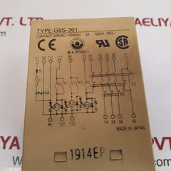 Omron g9s-301 safety relay unit
