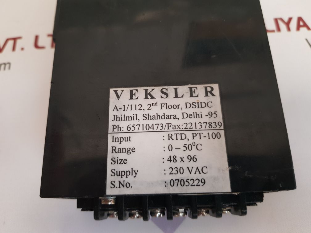 Veksler i-19 series digital temperature indicator