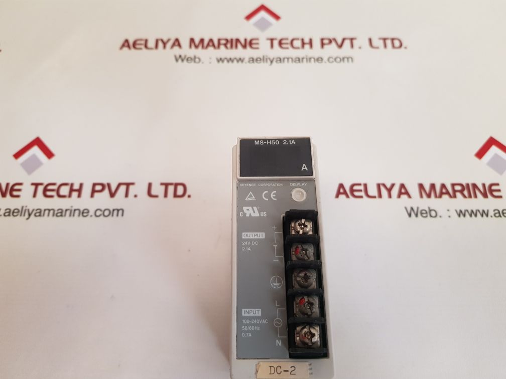 Keyence ms-h50 2.1a power supply