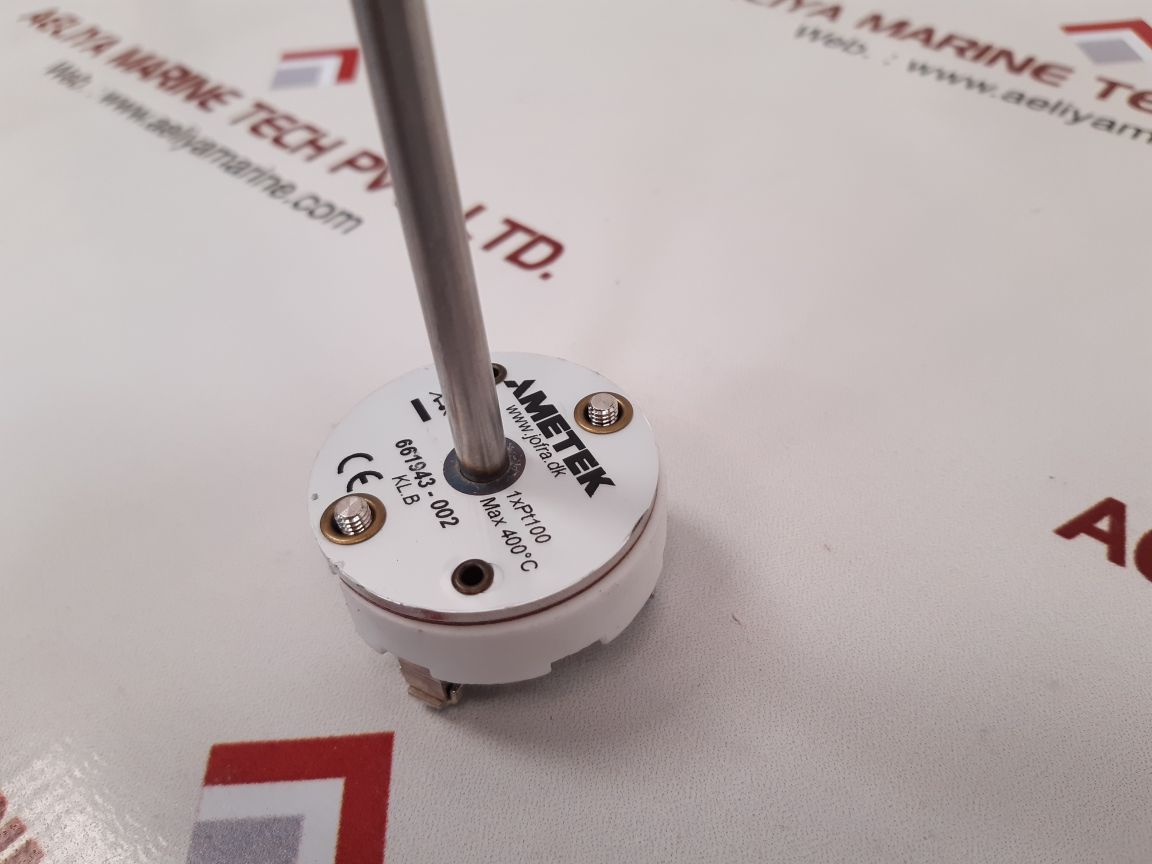 Ametek 1xpt100 temperature sensor shaft 661943-002 