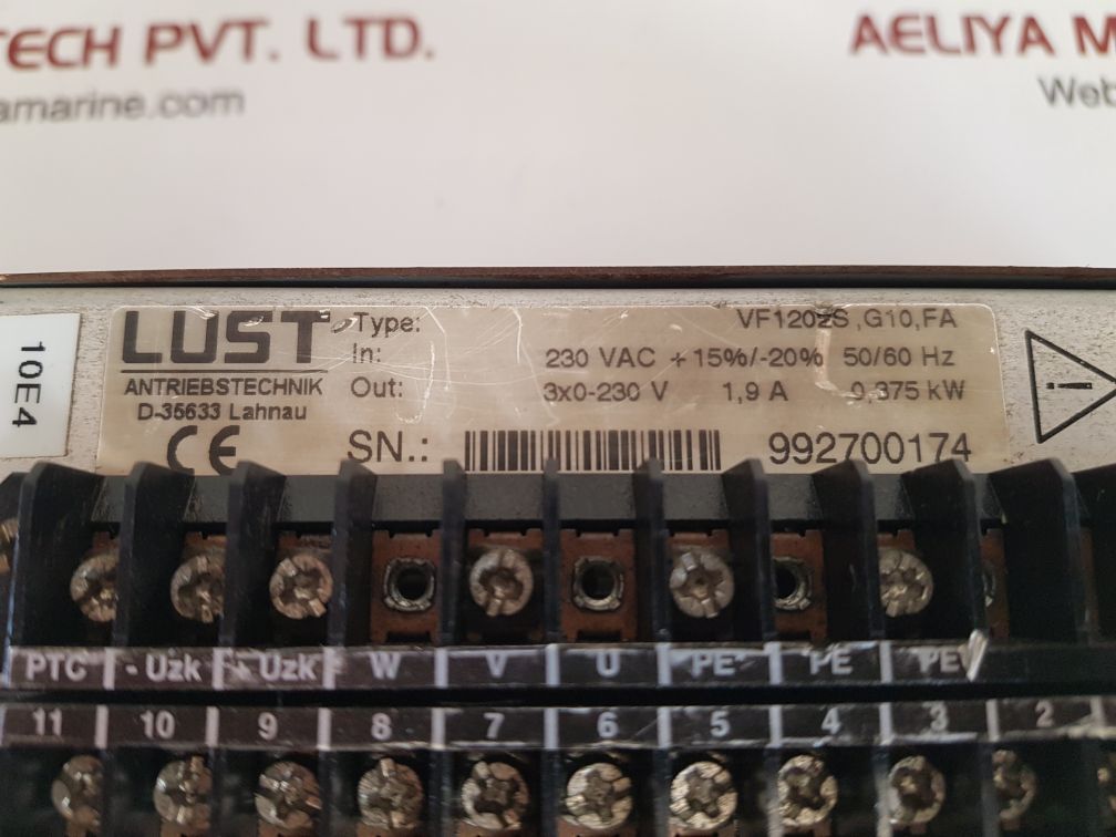 Lust vf1202s,g10,fa frequency inverter