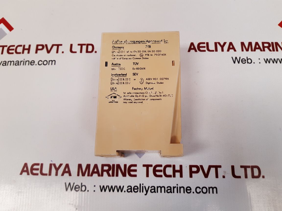 Pepperl+fuchs we77/ex1-bi switching amplifier ex-79/2043x