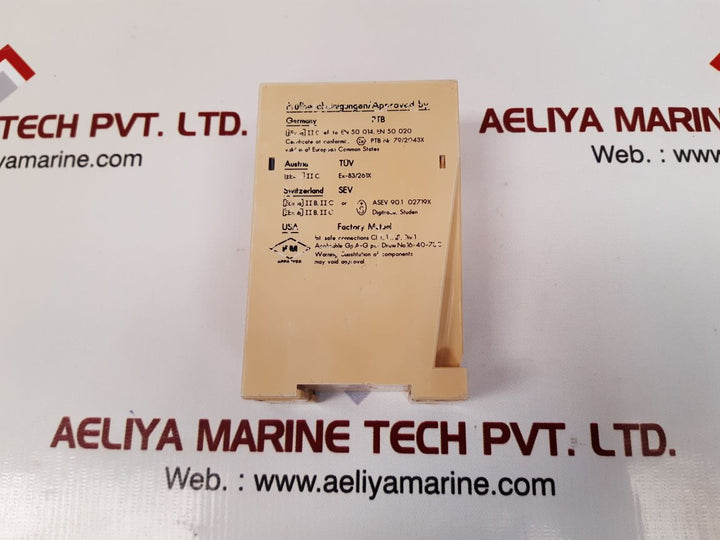 Pepperl+fuchs we77/ex1-bi switching amplifier ex-79/2043x