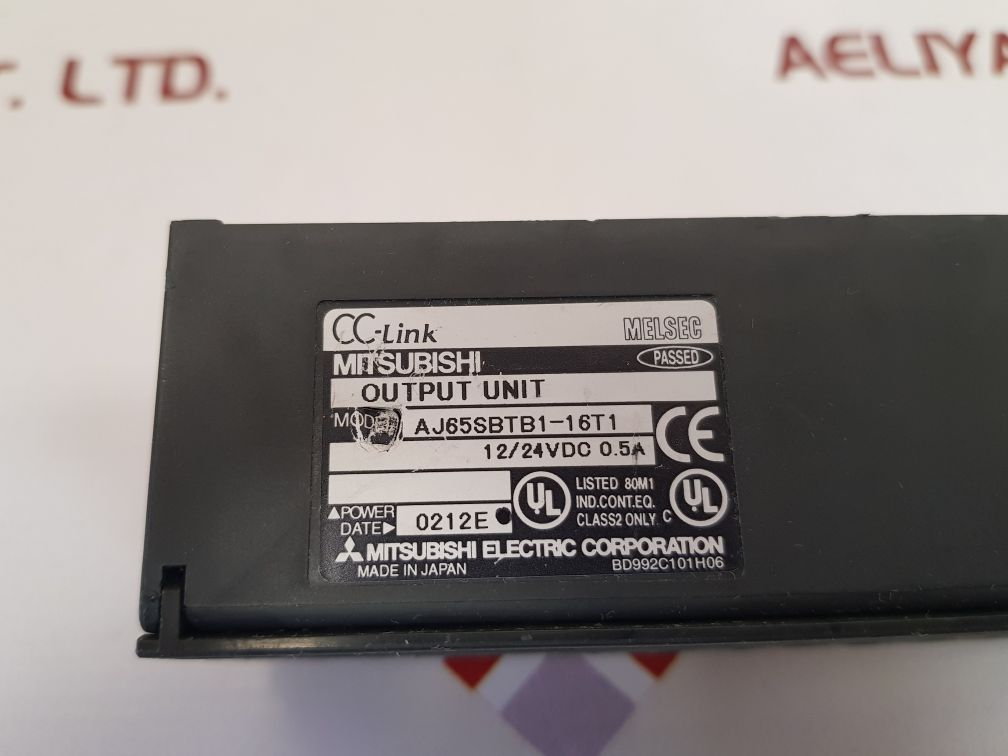 Mitsubishi melsec aj65sbtb1-16t1 cc-link output unit