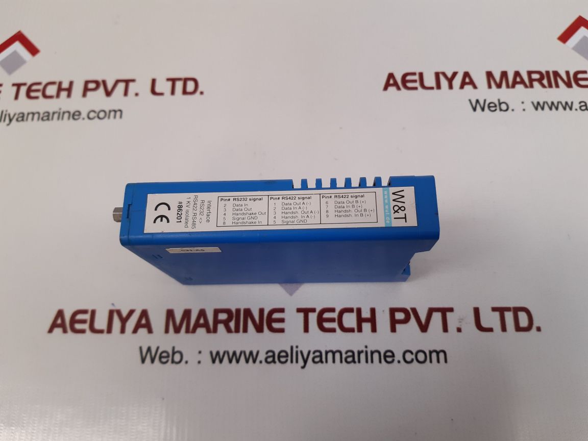 W & t 86201 interface rs232,rs422,rs485 isolated 