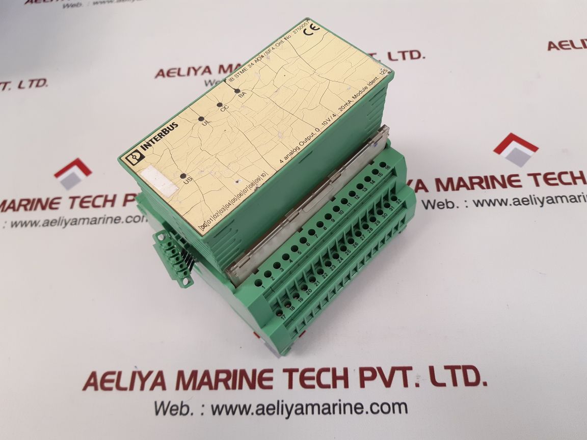 Phoenix contact interbus ib stme 24 ao4/sf4