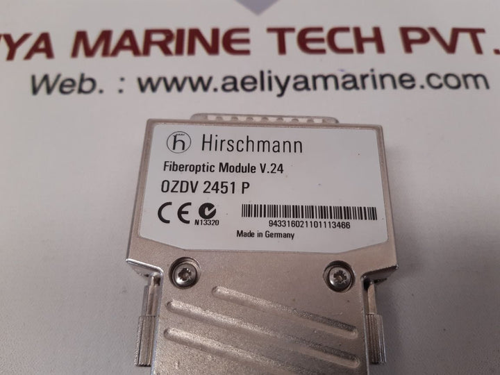 Hirschmann 0zdv 2451 p fiberoptic module v.24