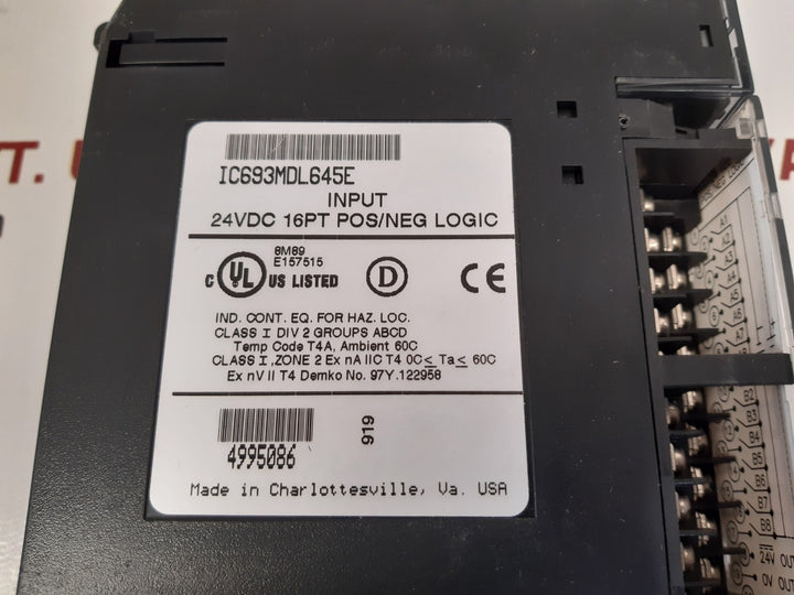 Ge fanuc ic693mdl645e module 