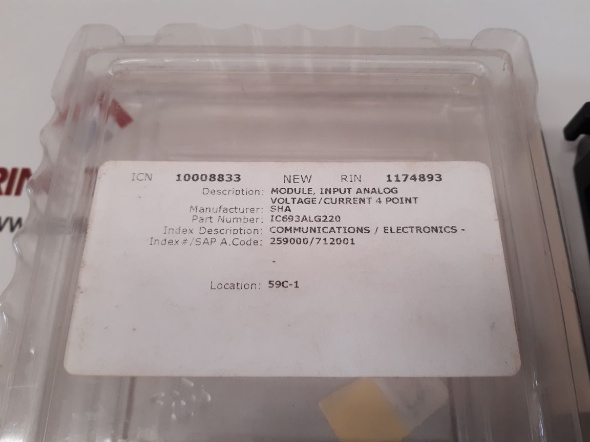 Ge fanuc ic693alg220g input analog module