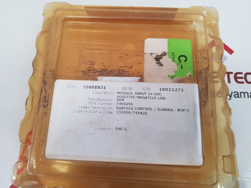 Ge Ic693Mdl645J Input Module 24Vdc 16Pt Pos/Neg Logic