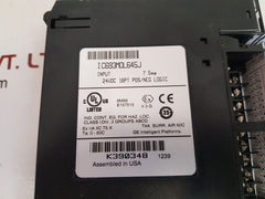 Ge Ic693Mdl645J Input Module 24Vdc 16Pt Pos/Neg Logic