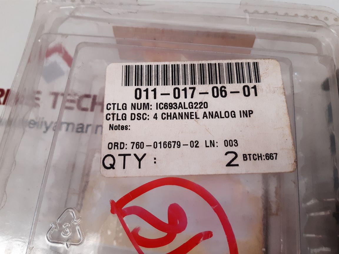 Ge fanuc ic693alg220f input analog module 4pt voltage