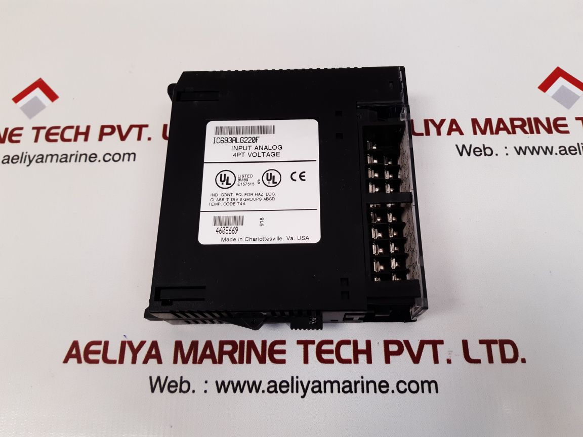 Ge fanuc ic693alg220f input analog module 4pt voltage