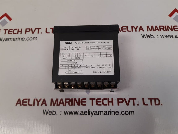 Applied electronics/Met 73r-ac-c rpm meter