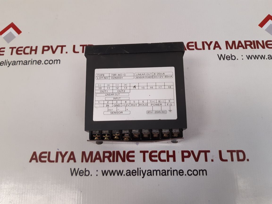 Met 73r-ac-c rpm meter 85v-264vac