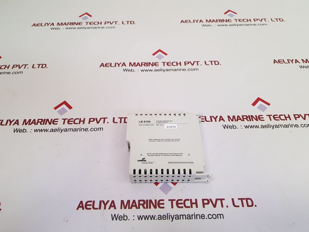 Ceag cooper crouse-hinds lb 9104 power supply ghg 127 0000 a 9104
