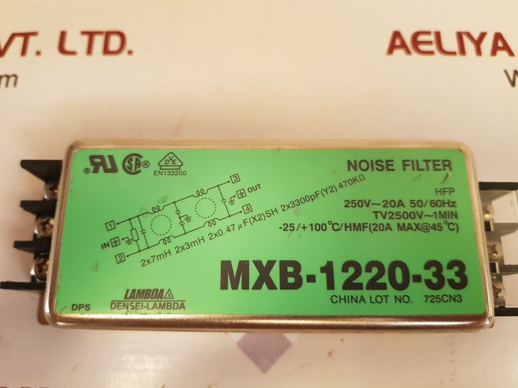 Lambda mxb-1220-33 noise filter  