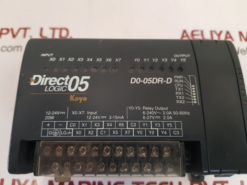 Koyo directlogic 05 d0-05dr-d programmable controller Used 