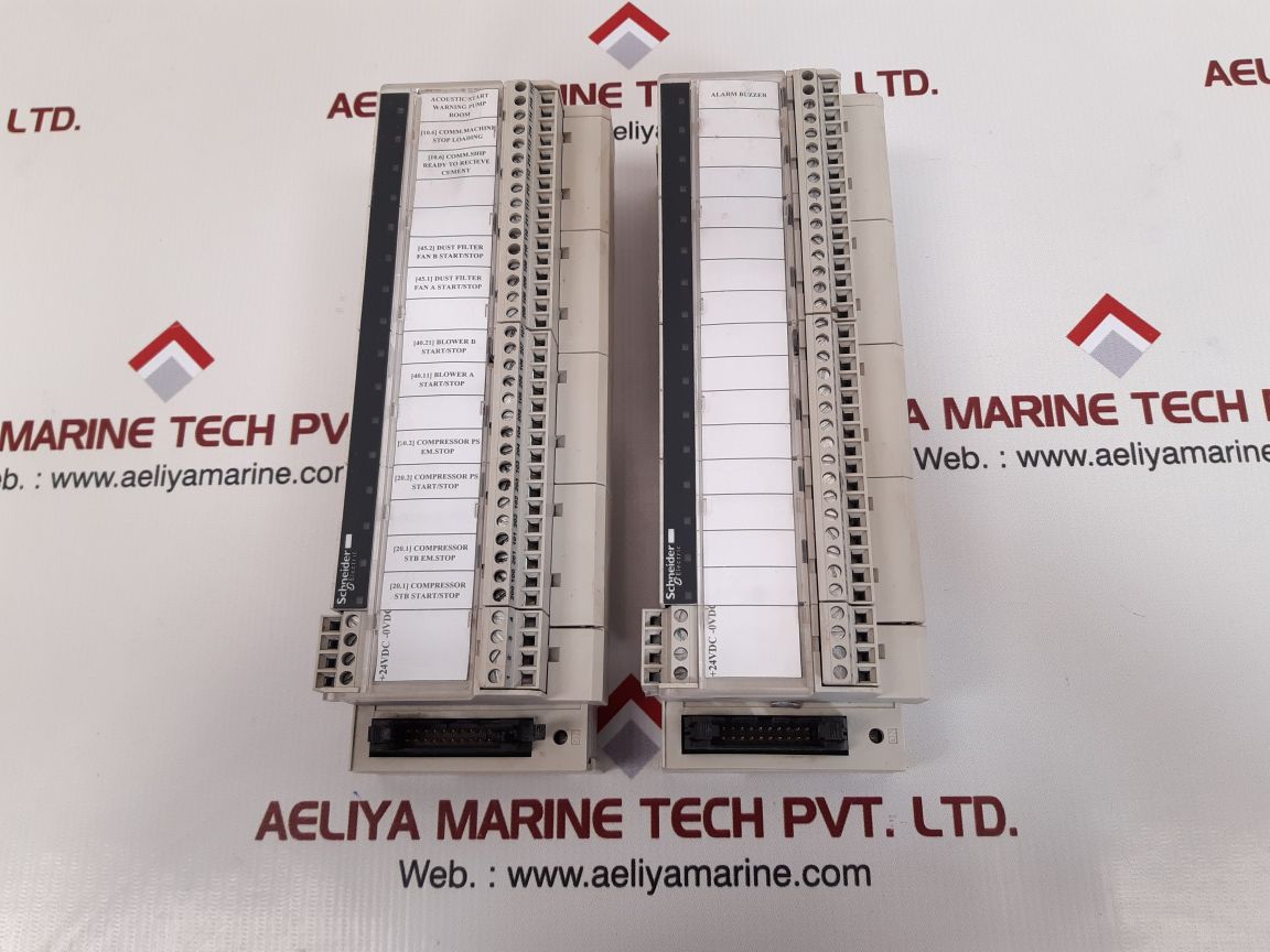 Schneider modicon abe7-r16s210 relay base