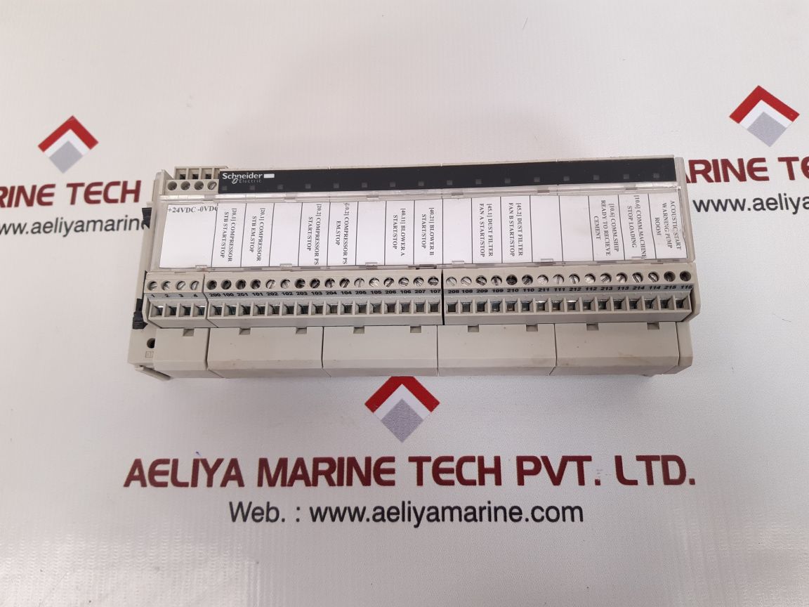Schneider modicon abe7-r16s210 relay base
