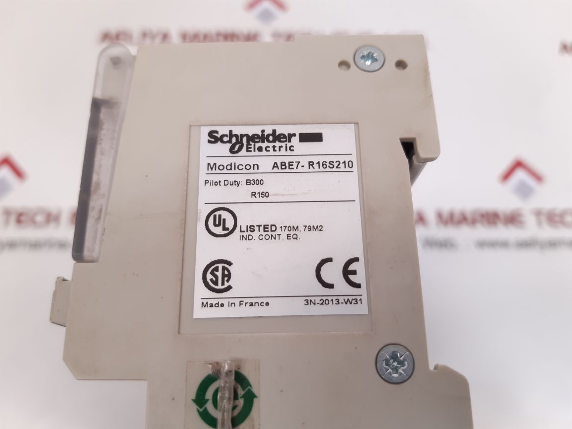 Schneider modicon abe7-r16s210 relay base