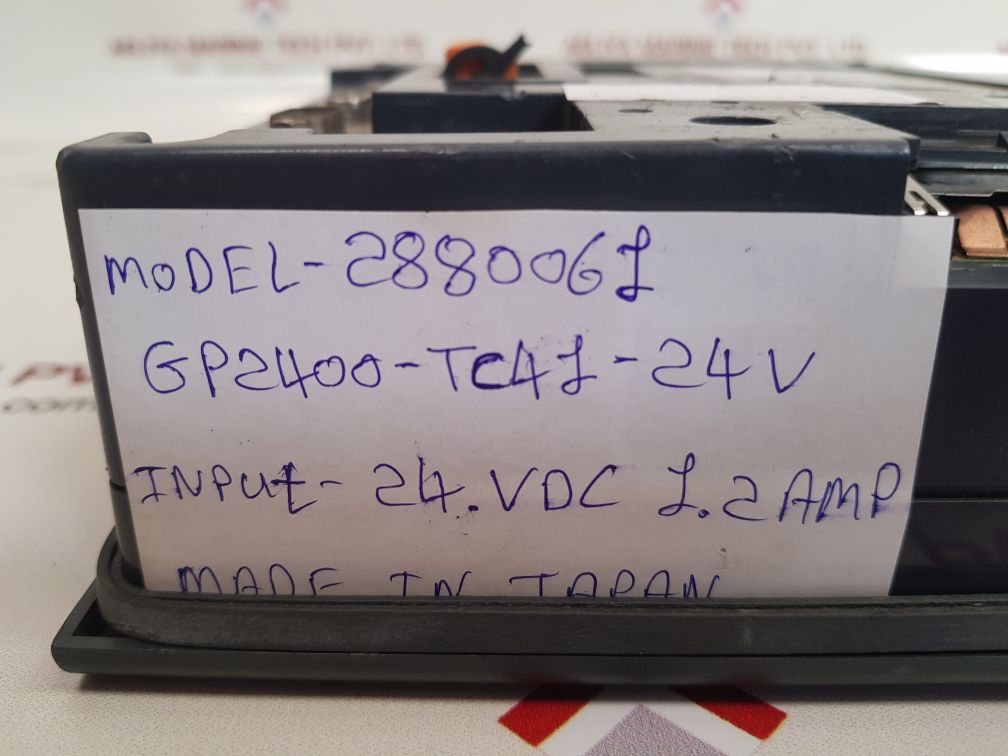 Pro-face 2880061 gp2400-tc41-24v operator interface panel 24 vdc 1.2 amp