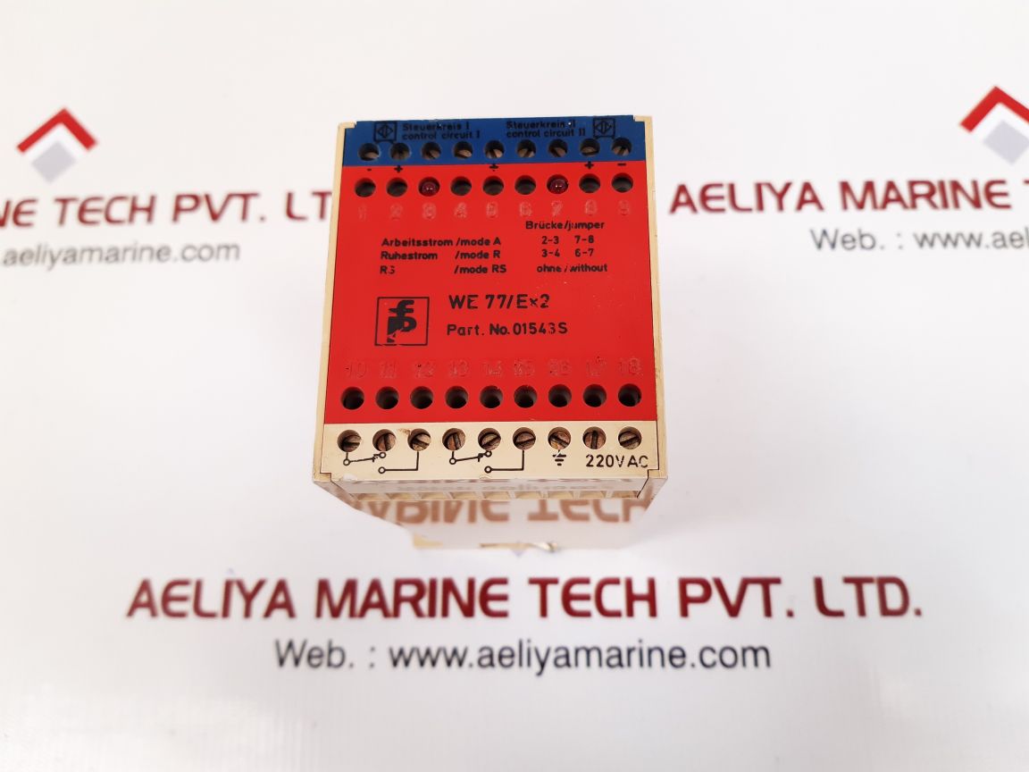 Pepperl+fuchs we77/ex2 isolator switch amplifier