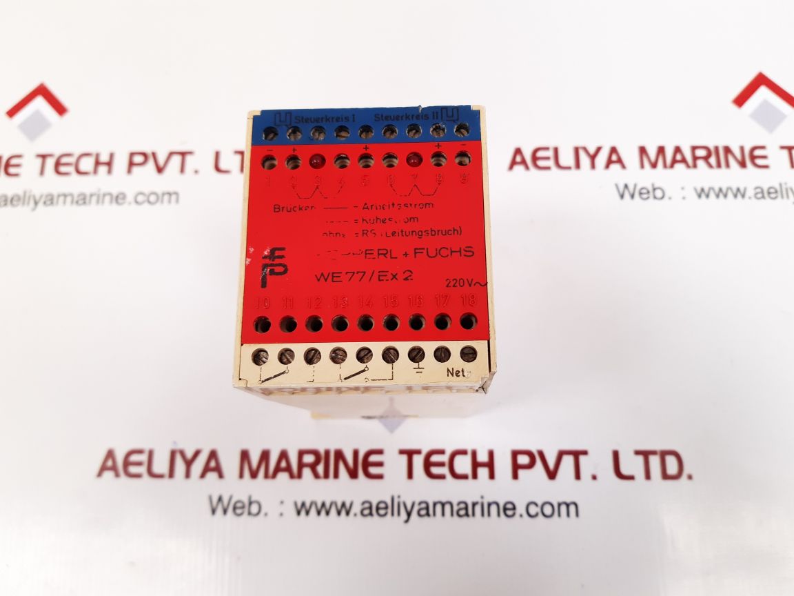 Pepperl+fuchs we77/ex-2 isolator amplifier switch ex-79/2043x