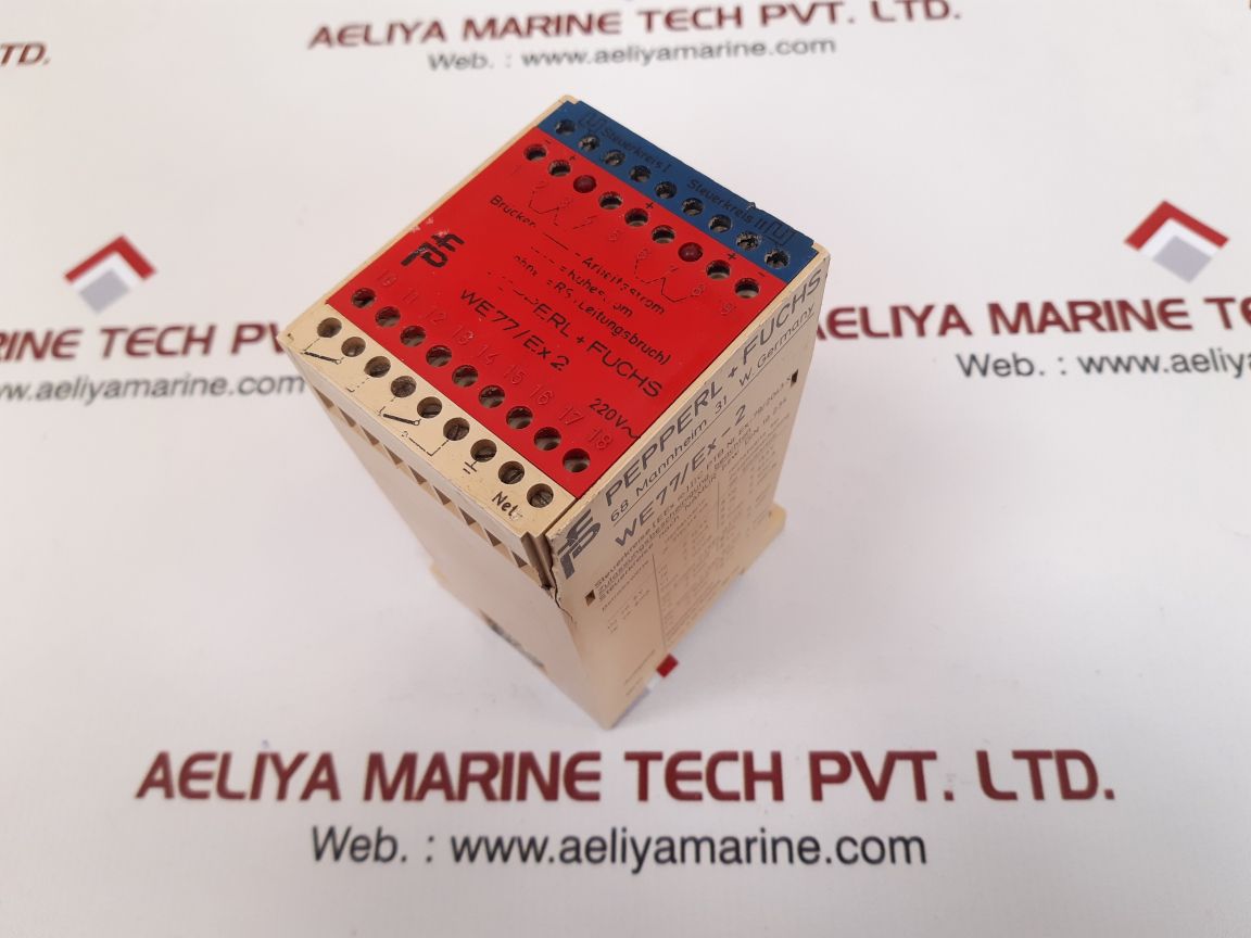 Pepperl+fuchs we77/ex-2 isolator amplifier switch ex-79/2043x