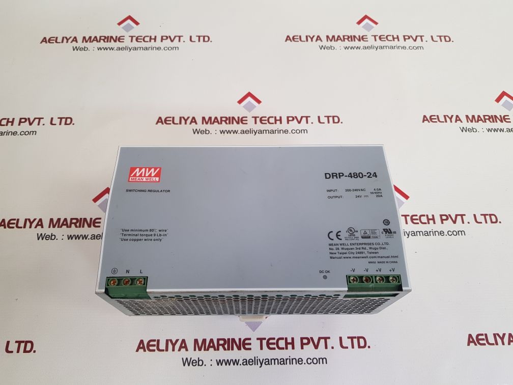 Mean well drp-480-24 switching regulator power supply