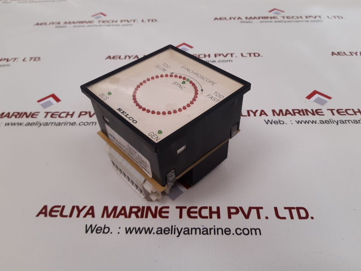 Selco m8100-34 synchroscope meter