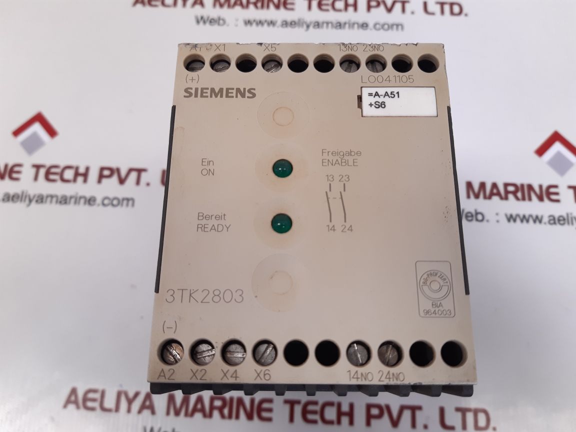 Siemens 3tk2803-0bb4 contactor safety relay dc 24v