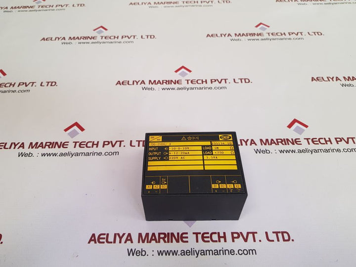 Deif tdg-210dg/2 insulation amplifier