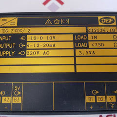 Deif tdg-210dg/2 insulation amplifier