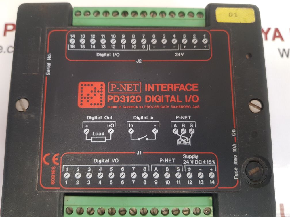 Proces-data p-net pd3120 digital i/o interface 608165