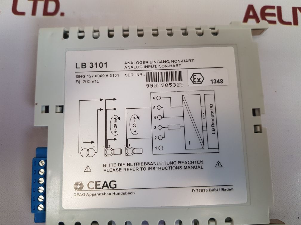 Ceag lb 3101 analog input module