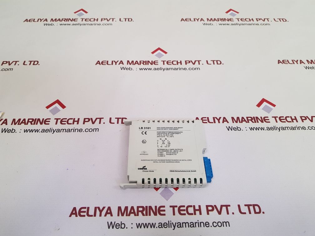 Ceag lb 3101 analog input module used