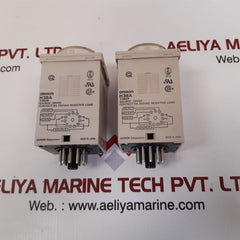 Set of 2x Omron h3ba timer 24v dc