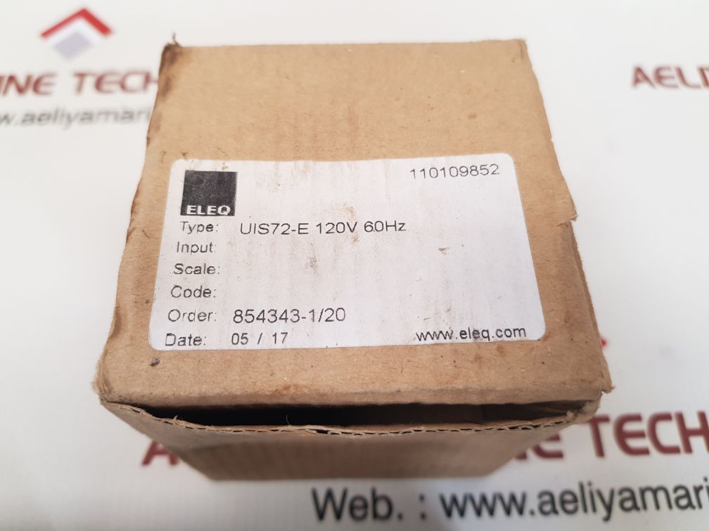 Eleq uis72-e 120v 60hz hour meter