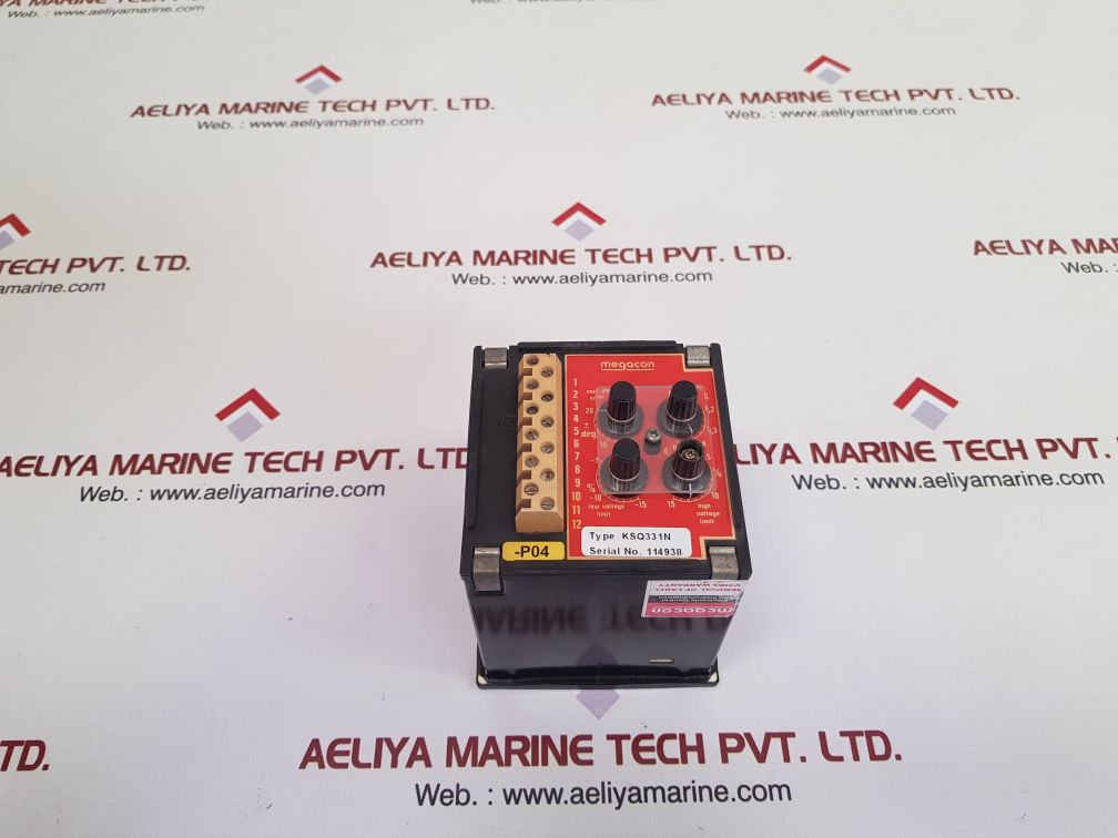 Megacon ksq331n sync check synchronising indication control relay