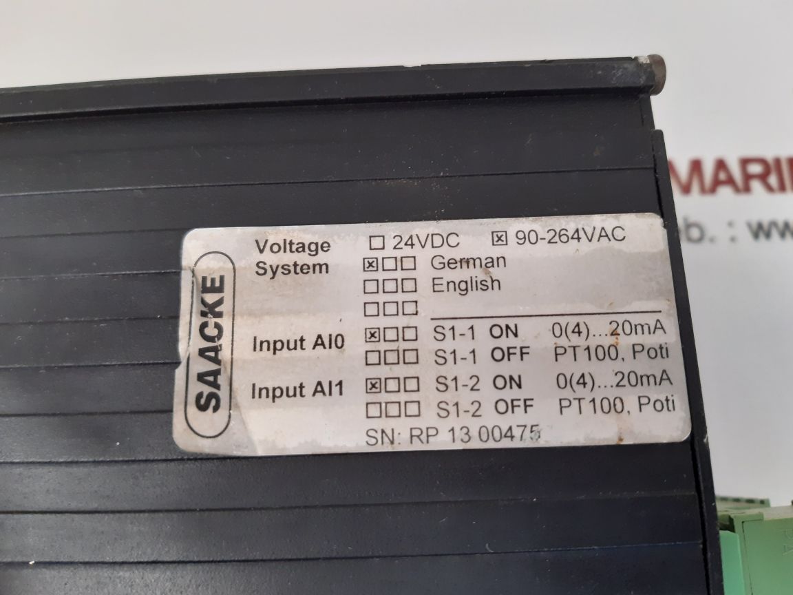 Saacke rse-p ii controller
