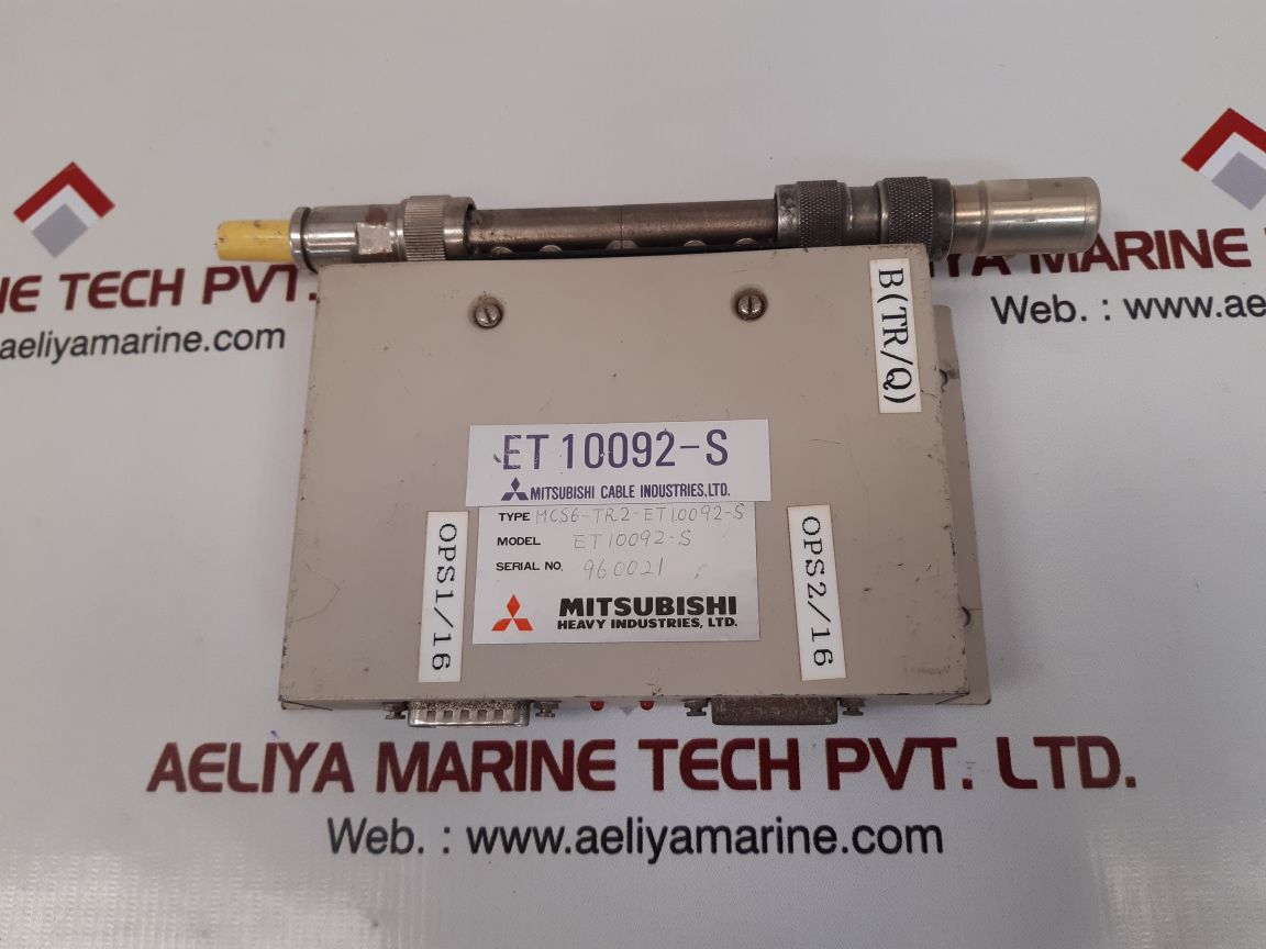 Mitsubishi et10092-s ieee 802.3 transceiver unit